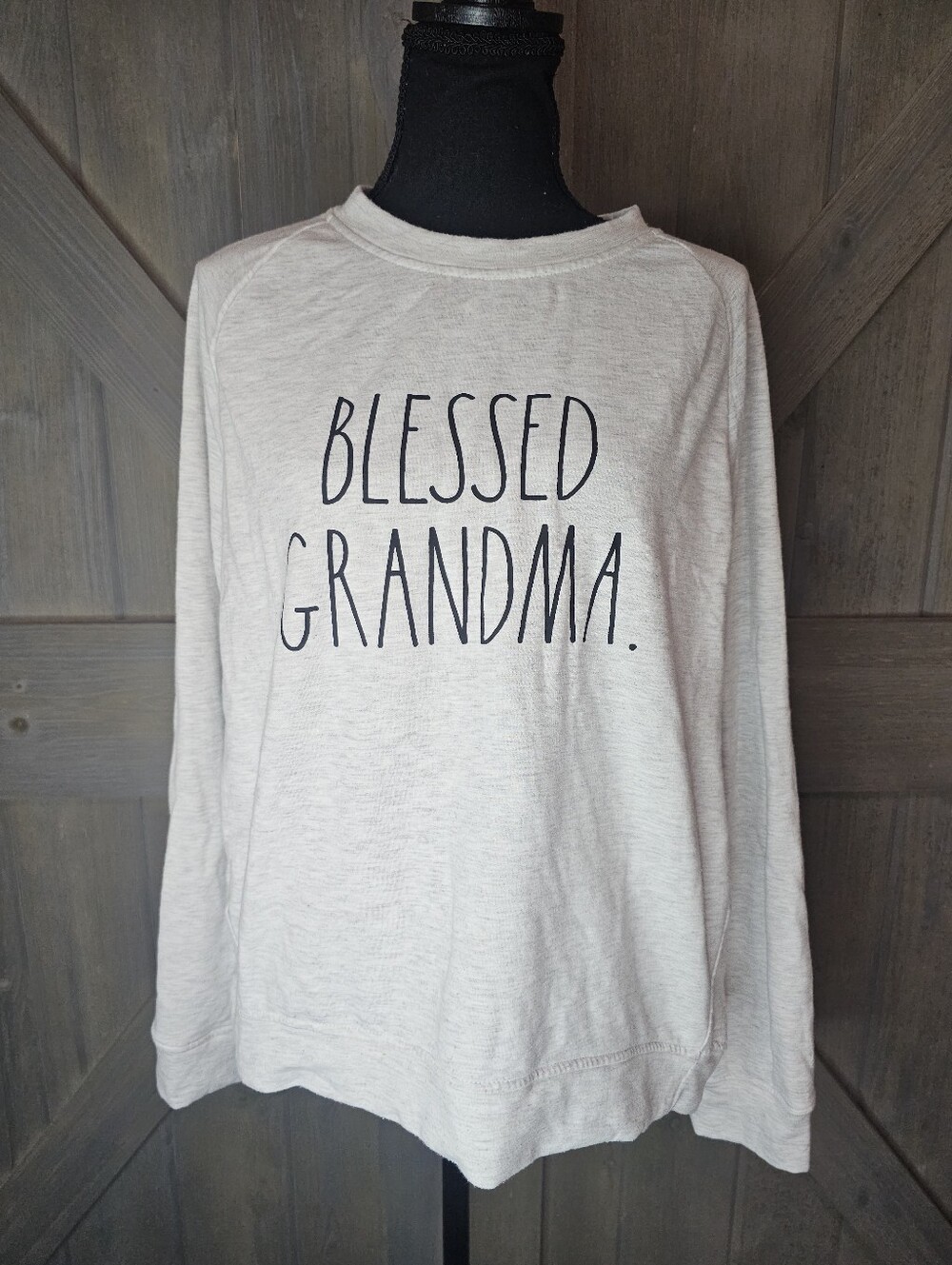 Rae Dunn Blessed Grandma Sweatshirt sz Large